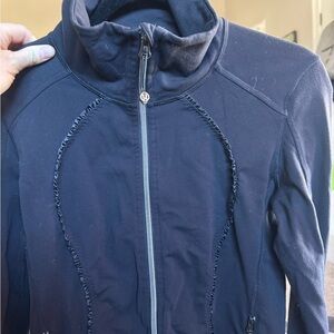 lululemon athletica Black Full-Zip Athletic Jacket